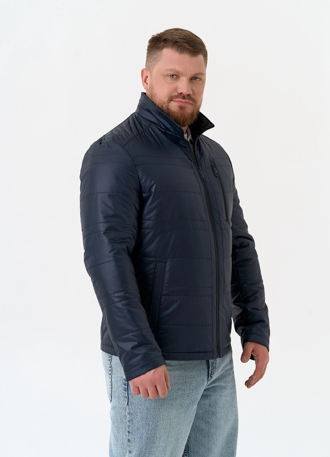 Мужская куртка с воротником стойкой модель № 32543 универмаг малина