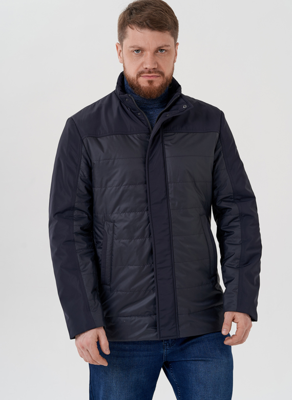 Мужская куртка синего цвета 