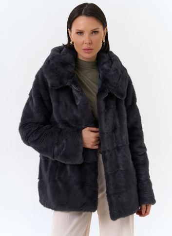 Куртка из меха норки с капюшоном Куртка из меха норки с капюшоном