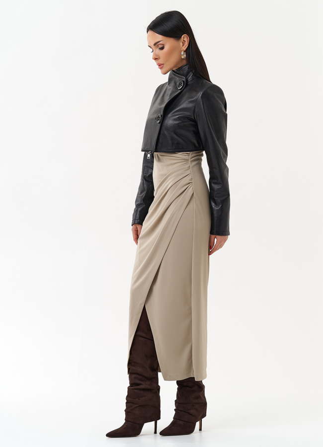 Женское пальто- трансформер модель № 10731 универмаг малина