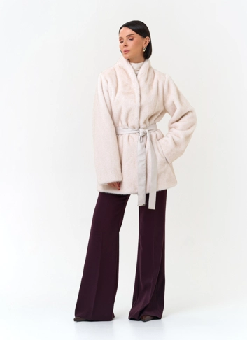 Женская шуба из эко меха